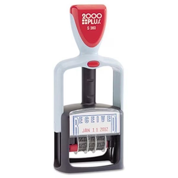 Consolidated Stamp 011034 2000 PLUS Two-Color Word Dater; Received; Self-Inking, Consolidated Stamp Mfg, Mfr#: 11034